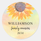 Colorful Family Reunion Ronde Sticker (Voorkant)