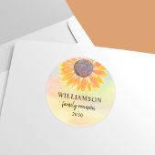 Colorful Family Reunion Ronde Sticker