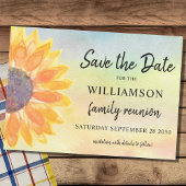 Colorful Family Reunion Save the Date Kaart