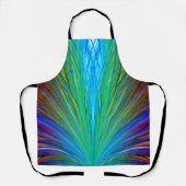 Colorful Fan Feather Schort (Voorkant)