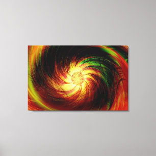 Colorful Fantasy Art Design Abstract Canvas Afdruk