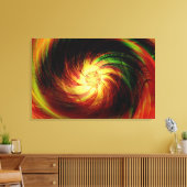 Colorful Fantasy Art Design Abstract Canvas Afdruk (Insitu (Woonkamer))