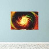Colorful Fantasy Art Design Abstract Canvas Afdruk (Insitu (Houten vloer))