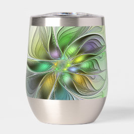 Colorful Fantasy Flower Modern Abstract Fractal