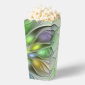 Colorful Fantasy Flower Modern Abstract Fractal Bedankdoosjes (Popped)