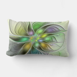 Colorful Fantasy Flower Modern Abstract Fractal Kussen