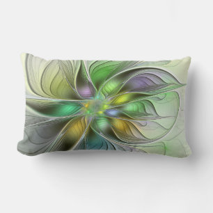 Colorful Fantasy Flower Modern Abstract Fractal Kussen