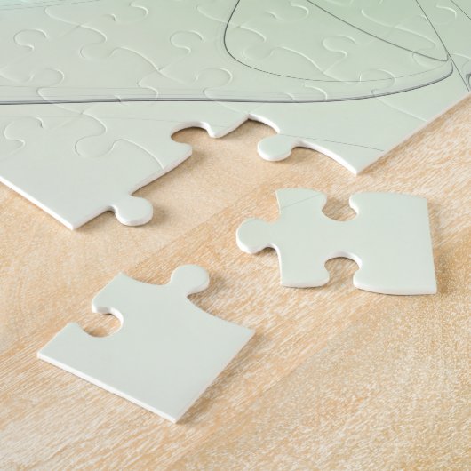 Colorful Fantasy Flower Modern Abstract Fractal Legpuzzel (Zijkant)