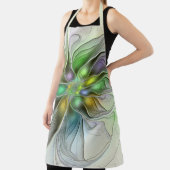 Colorful Fantasy Flower Modern Abstract Fractal Schort (Insitu)