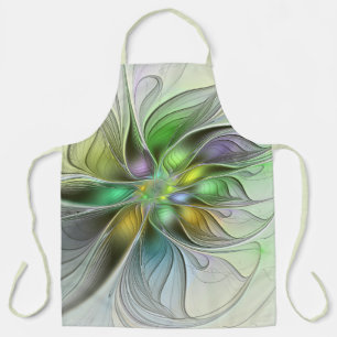 Colorful Fantasy Flower Modern Abstract Fractal Schort