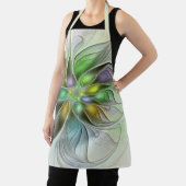 Colorful Fantasy Flower Modern Abstract Fractal Schort (Insitu)