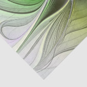 Colorful Fantasy Flower Modern Abstract Fractal Tissuepapier (Detail)