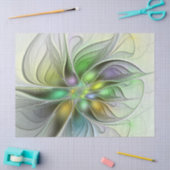 Colorful Fantasy Flower Modern Abstract Fractal Tissuepapier (Craft)