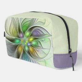 Colorful Fantasy Flower Modern Abstract Fractal Toilettasje