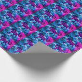 Colorful Fantasy Horse Animal Cadeaupapier (Hoek)