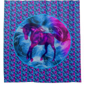 Colorful Fantasy Horse Animal Douchegordijn (Voorkant)