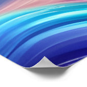 Colorful Fantasy Kawaii Unicorn Poster (Hoek)