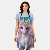 Colorful Fantasy Kawaii Unicorn Schort (Gedragen)