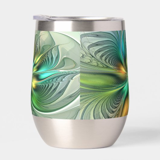 Colorful Fantasy Modern Abstract Flower Fractal (Rechts)