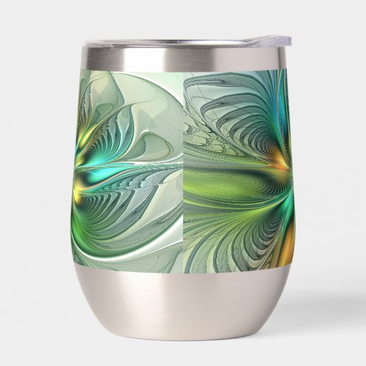 Colorful Fantasy Modern Abstract Flower Fractal (Links)