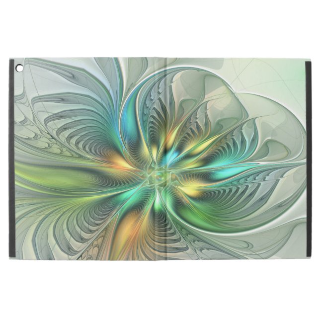 Colorful Fantasy Modern Abstract Flower Fractal (Buitenkant)