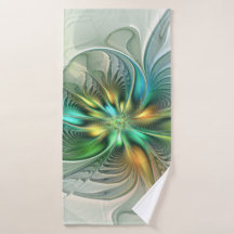 Colorful Fantasy Modern Abstract Flower Fractal