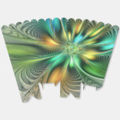 Colorful Fantasy Modern Abstract Flower Fractal Bedankdoosjes (Ongevouwen)