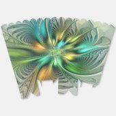 Colorful Fantasy Modern Abstract Flower Fractal Bedankdoosjes (Ongevouwen)