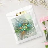 Colorful Fantasy Modern Abstract Flower Fractal Bedankzakje (Gezegeld)