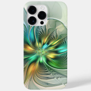 Colorful Fantasy Modern Abstract Flower Fractal Case-Mate iPhone 14 Pro Max Hoesje