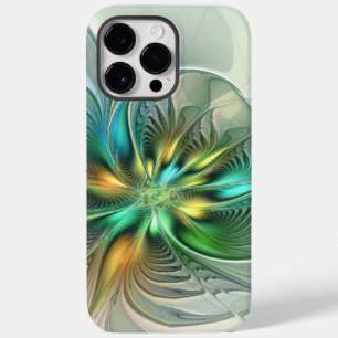 Colorful Fantasy Modern Abstract Flower Fractal Case-Mate iPhone 14 Pro Max Hoesje