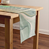 Colorful Fantasy Modern Abstract Flower Fractal Korte Tafelloper (Voorbeeld)