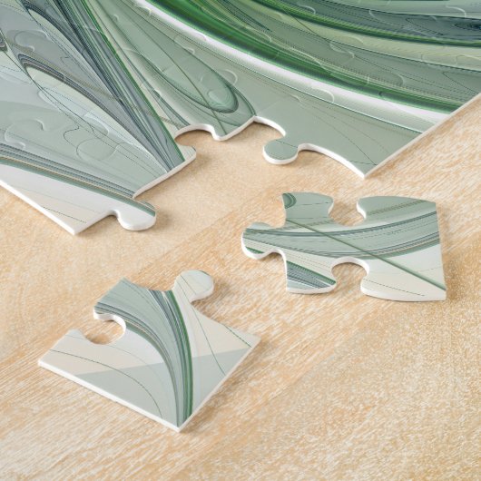 Colorful Fantasy Modern Abstract Flower Fractal Legpuzzel (Zijkant)