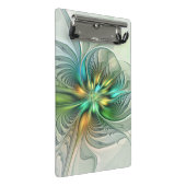Colorful Fantasy Modern Abstract Flower Fractal Mini Klembord (Schuin)