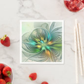 Colorful Fantasy Modern Abstract Flower Fractal Servet (Insitu)