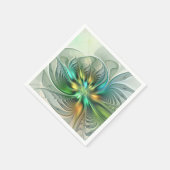 Colorful Fantasy Modern Abstract Flower Fractal Servet (Hoek)