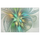 Colorful Fantasy Modern Abstract Flower Fractal Stof (Yard (91,4 cm))