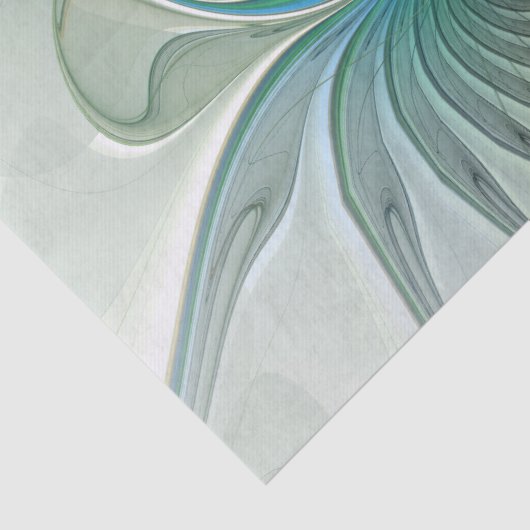 Colorful Fantasy Modern Abstract Flower Fractal Tissuepapier (Detail)