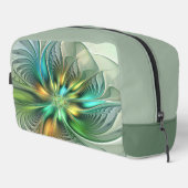 Colorful Fantasy Modern Abstract Flower Fractal Toilettasje (Rechterhoek)