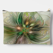 Colorful Fantasy Modern Abstract Fractal Flower Etui (Achterkant)