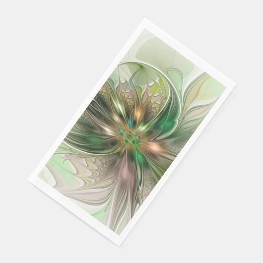Colorful Fantasy Modern Abstract Fractal Servet (Hoek)