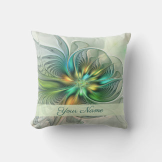 Colorful Fantasy Moderne Abstracte Art Flower Kussen