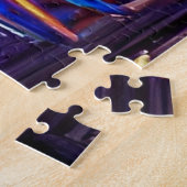 Colorful Fantasy Stairway Jigzaag Puzzle Legpuzzel (Zijkant)