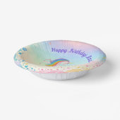 Colorful Fantasy Unicorn Papieren Kommen (Gebogen)