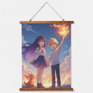 Colorful Fantasy Wall Art for Kids  Hangend Wandkleed