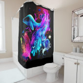 COLORFUL FANTASY ZEE CREATURES SHOWER CURTATIE DOUCHEGORDIJN (In situ)