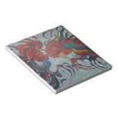 Colorful Farmyard Roosters Notitieblok (Schuin)