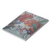 Colorful Farmyard Roosters Notitieblok (Linkerzijde)