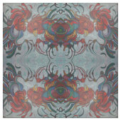 Colorful Farmyard Roosters Stof (Swatch)
