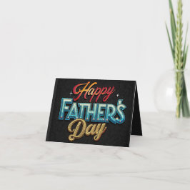 Colorful Father's Day Kaart